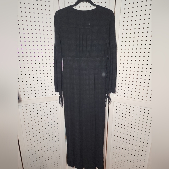 Free People True Lovin One-piece Jumpsuit Linen Black S - Picture 11 of 13